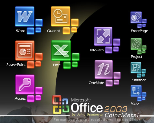 MS Office 2003 Icons  by weboso on DeviantArt