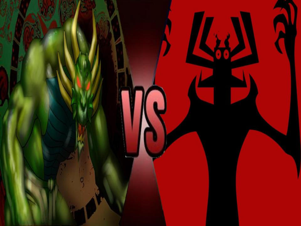 Dwoah Shendu Vs Aku By Garchompisbeast On Deviantart