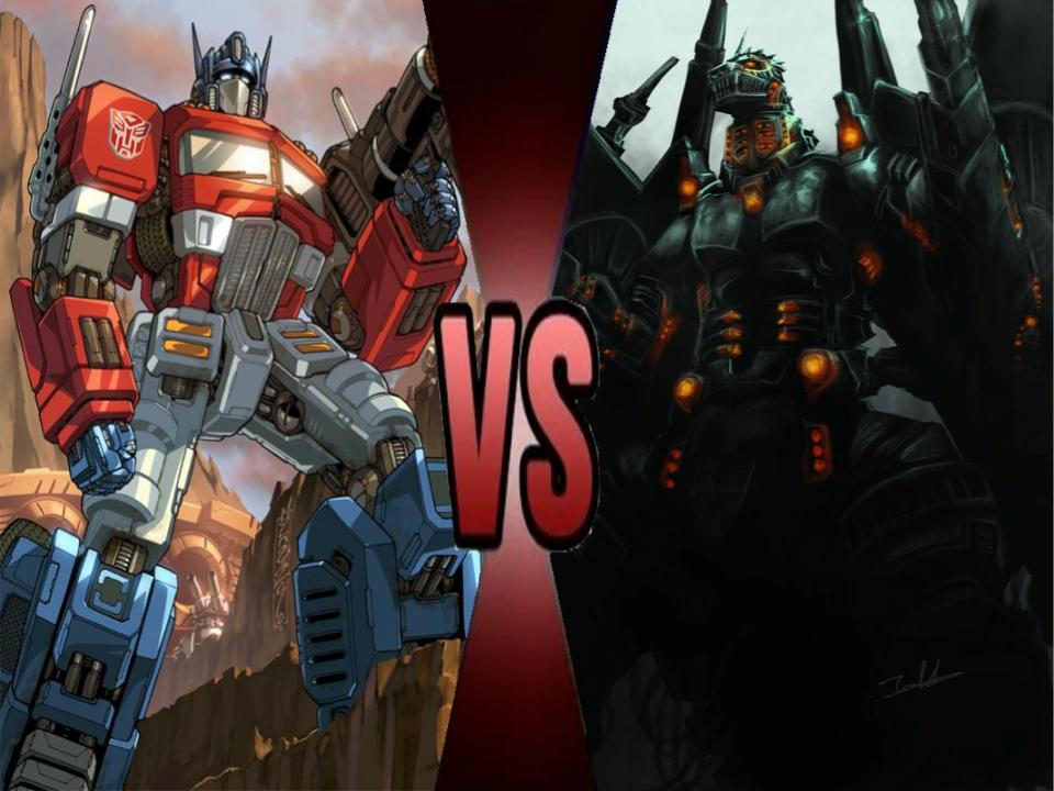 DWOAH: Optimus Prime vs Mecha-Godzilla by Garchompisbeast on DeviantArt
