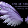 Misty Light Purple Fractal Wings