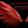 Red Fairy Valentine Fractal Wings