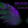 Dark Peacock Colored Fractal Wings
