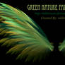 Green Nature Fairy Fractal Wings