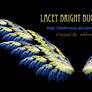 Lacey Bright Bug Wings - Fractal
