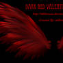 Dark Red Valentine Wings - Fractal