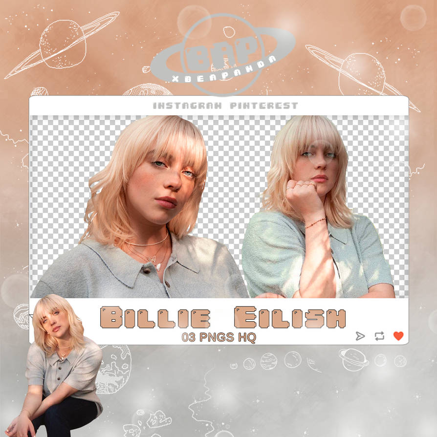 PACK PNG | Billie Eilish | 2021 BBC by XB3APAND4 on DeviantArt