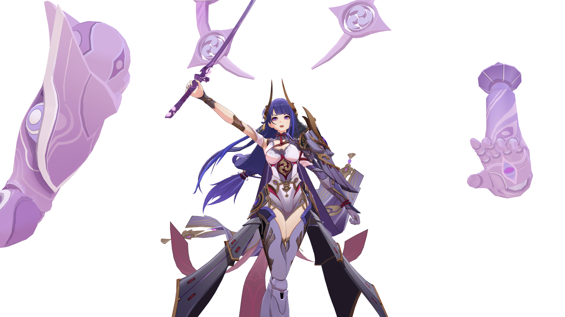 MMD Raiden Shogun Boss Model Download by otakilos on DeviantArt