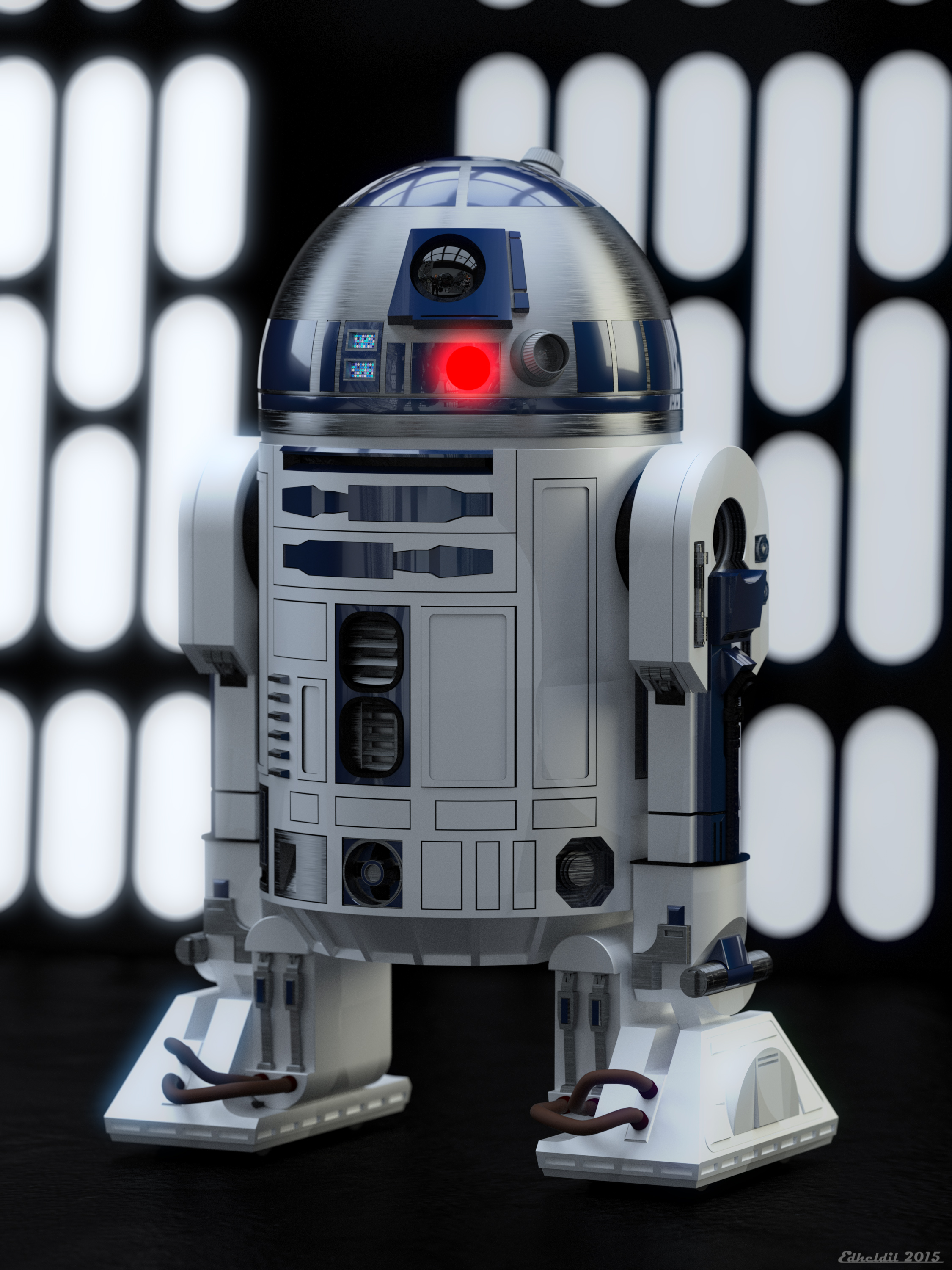 Freebie: R2-D2 Iray Material Preset (DAZStudio4.8)