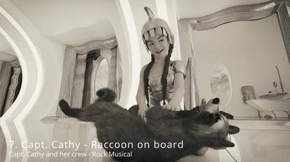 7. Capt. Cathy - Raccoon on board