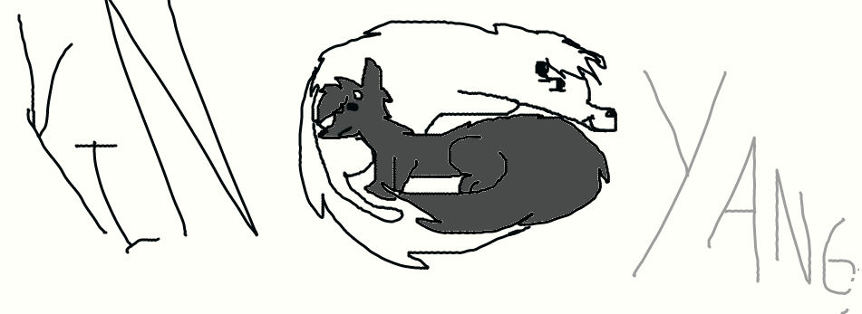yin yang by Cutewebkinzwolf on DeviantArt