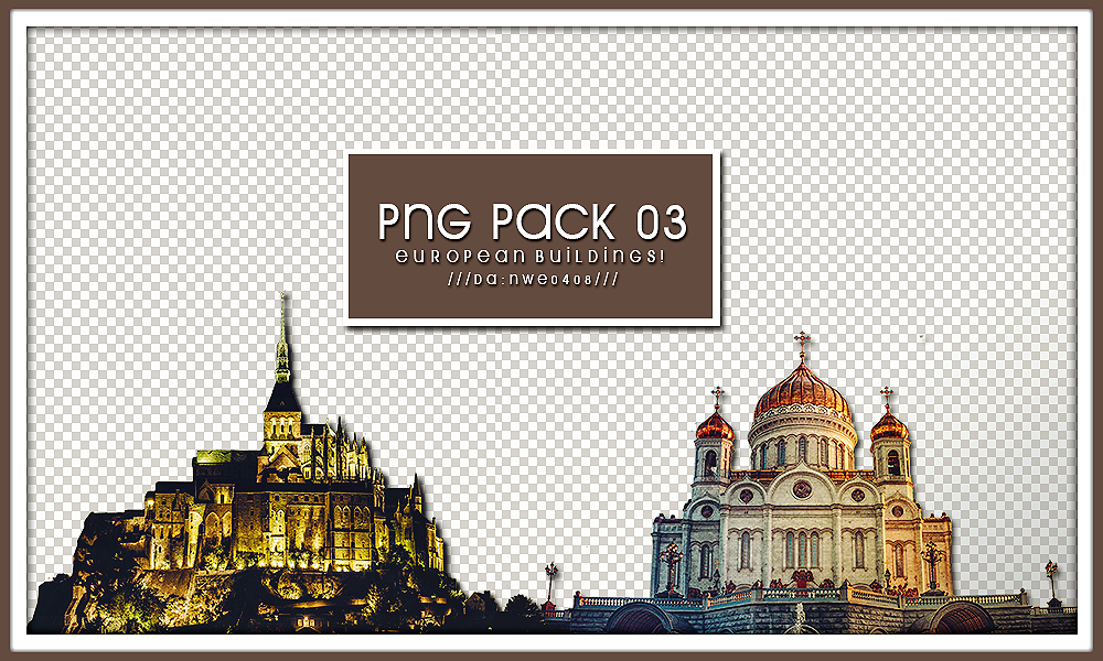 European Buildings PNG PACK 03