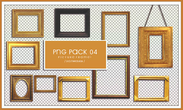 Picture Frame PNG PACK 04