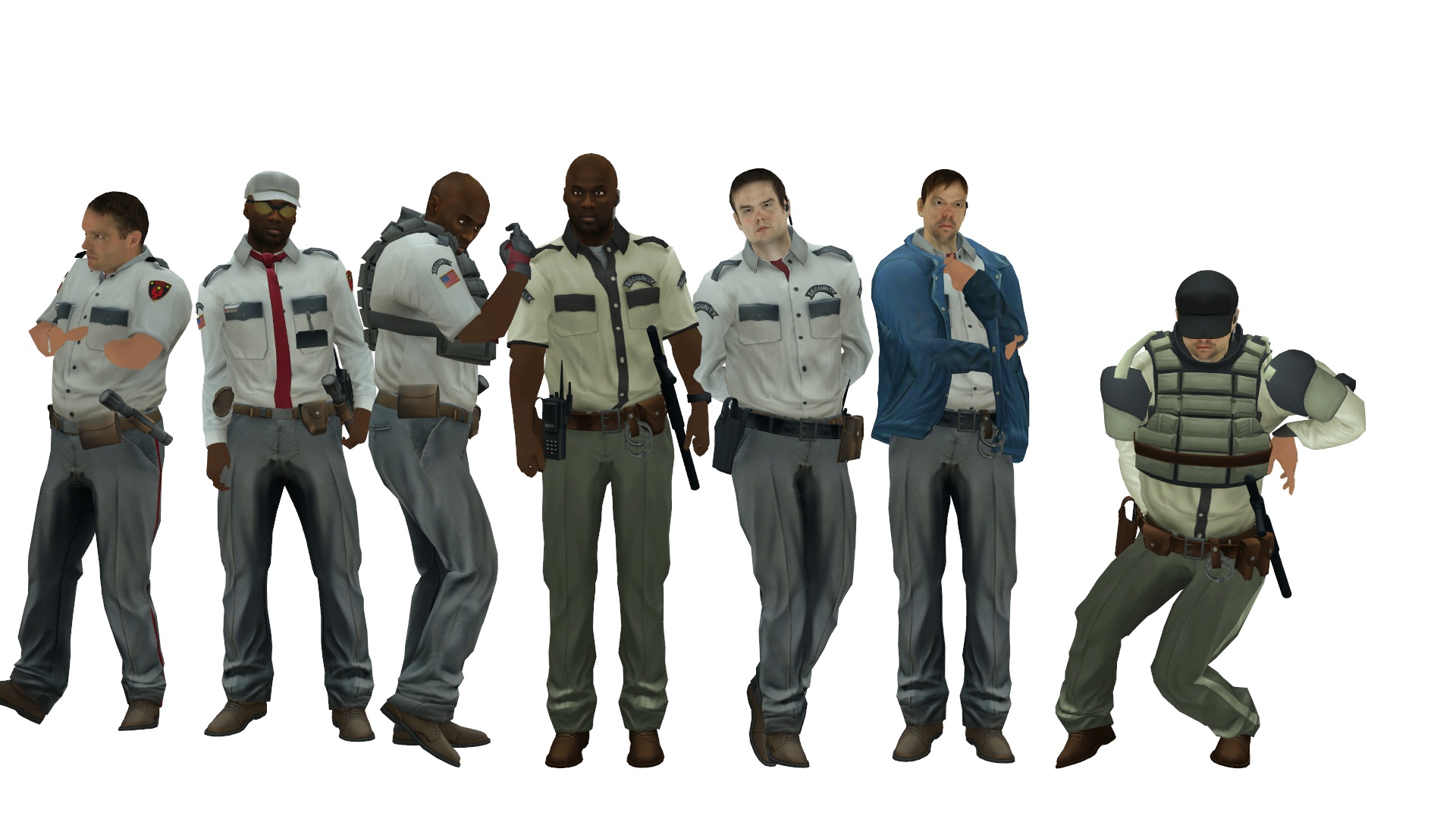 [MMD] PD2 Security Guards [DL] by ignas1000 on DeviantArt