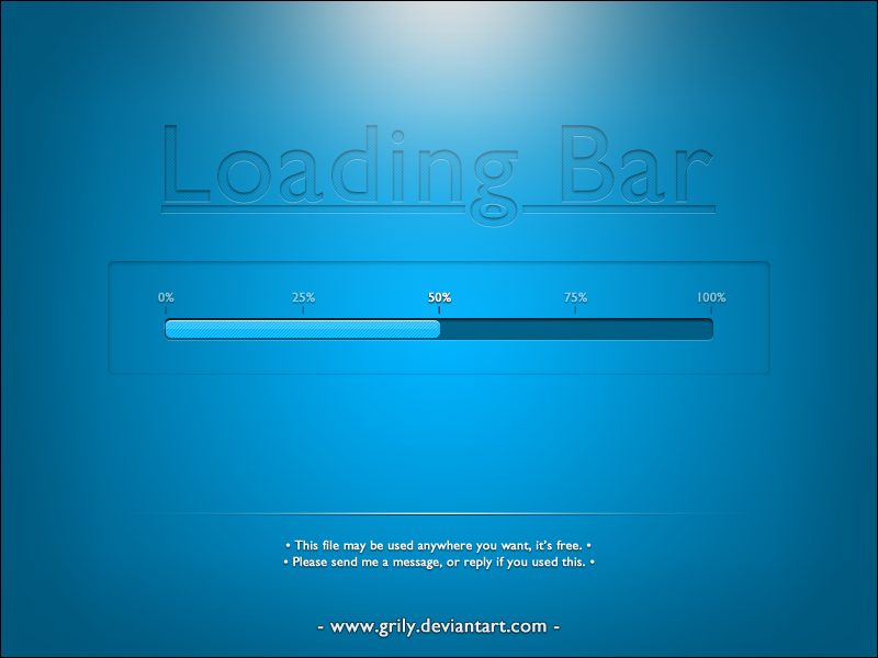 Loading Bar - Free Psd