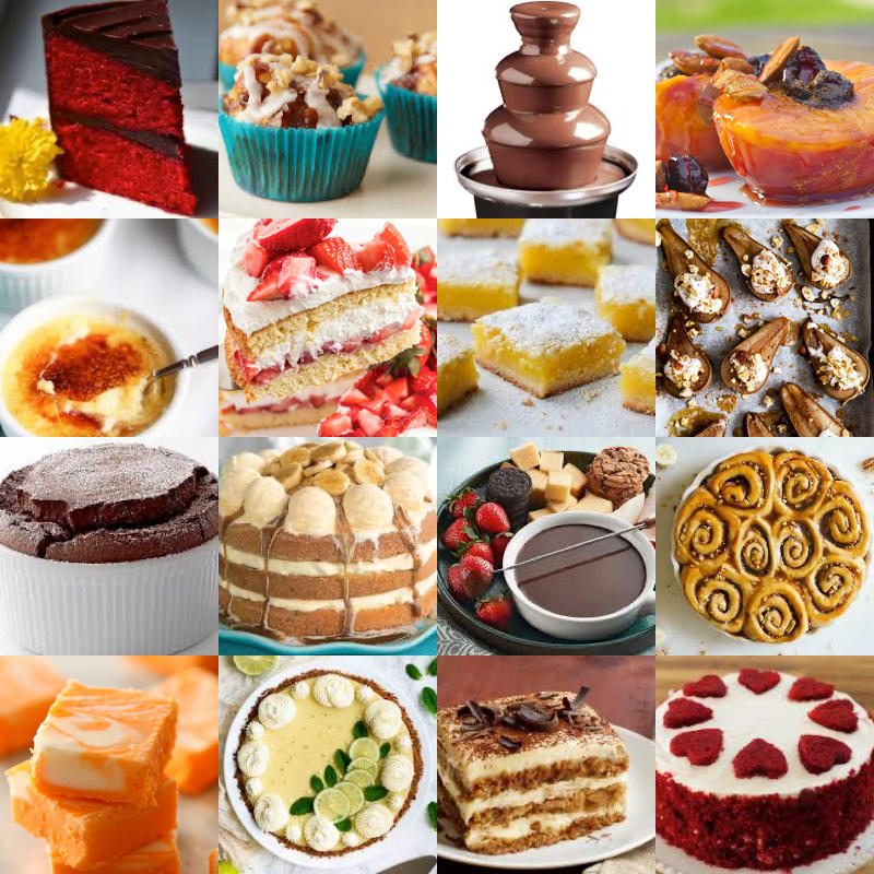 Dessert Collage