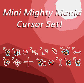 Mini Mighty Mania Animated Cursor Set