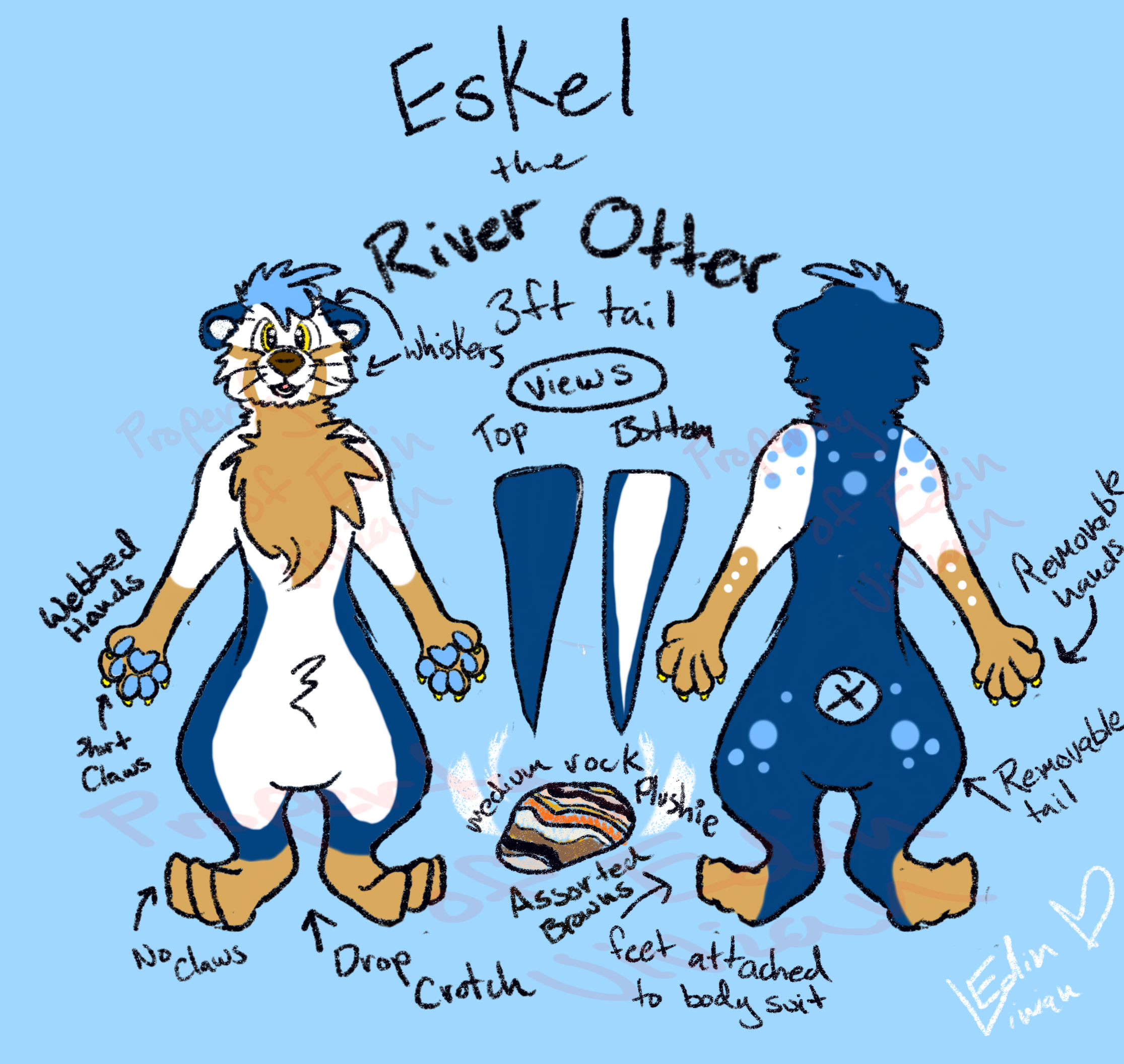 eskel the river otter by Staci-art on DeviantArt