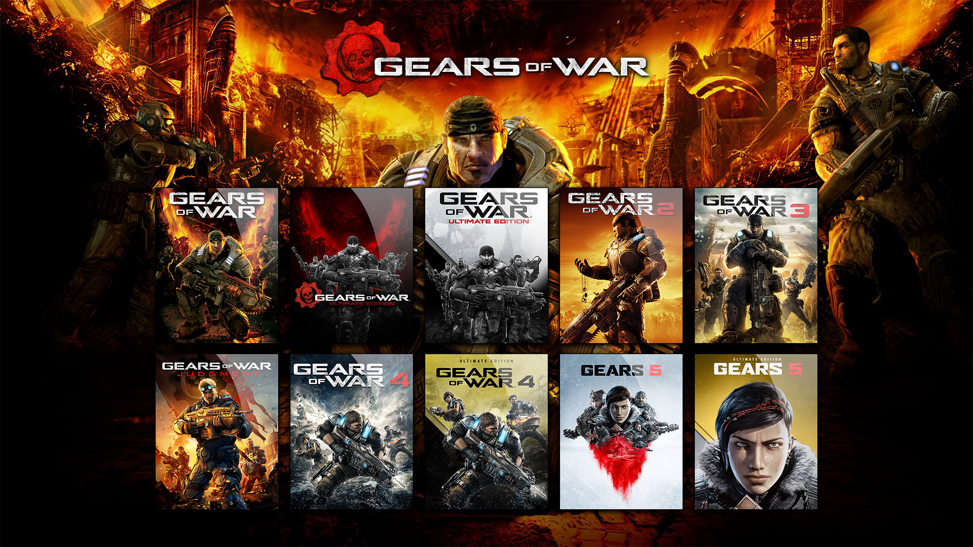 Gears of War Pack by DA-GameCovers on DeviantArt