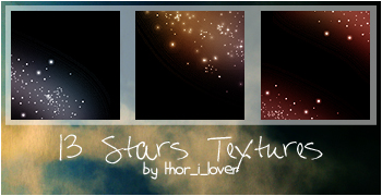 Stars textures in color