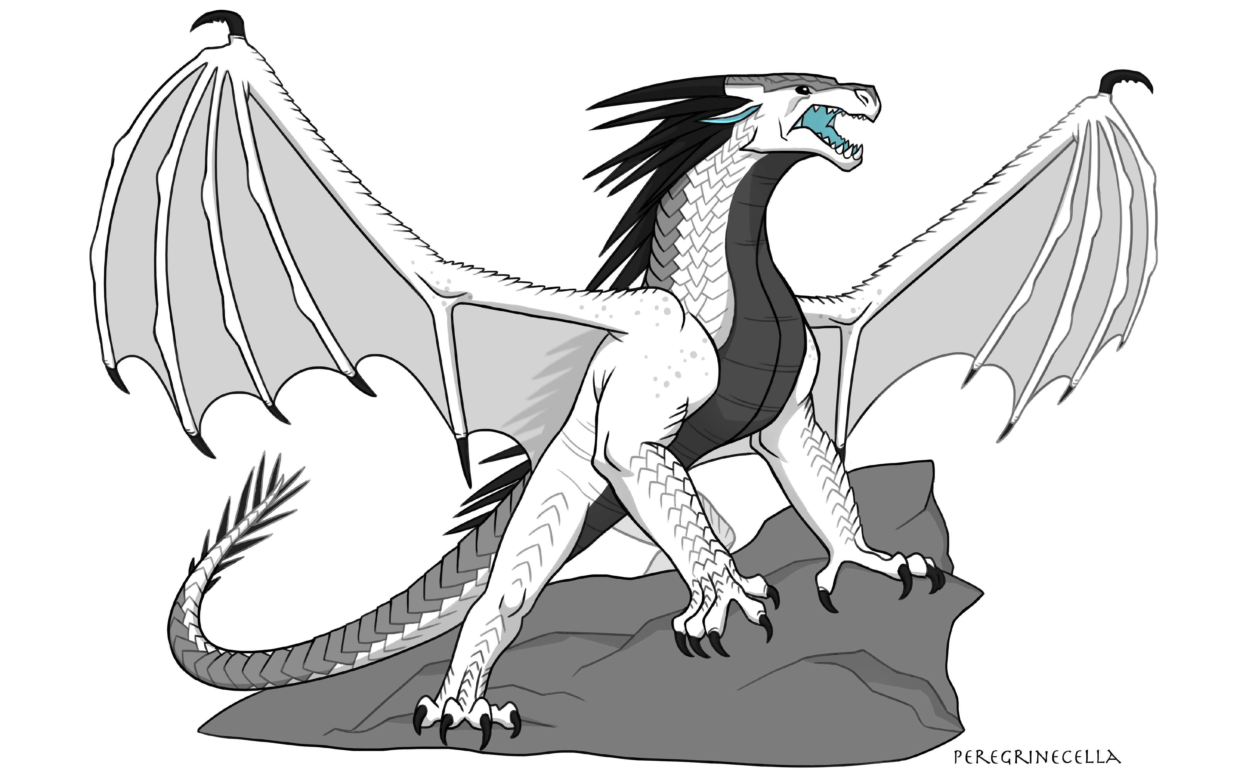 Peregrine's IceWing Varient 2 Base (PSD Version) by Skyify on DeviantArt