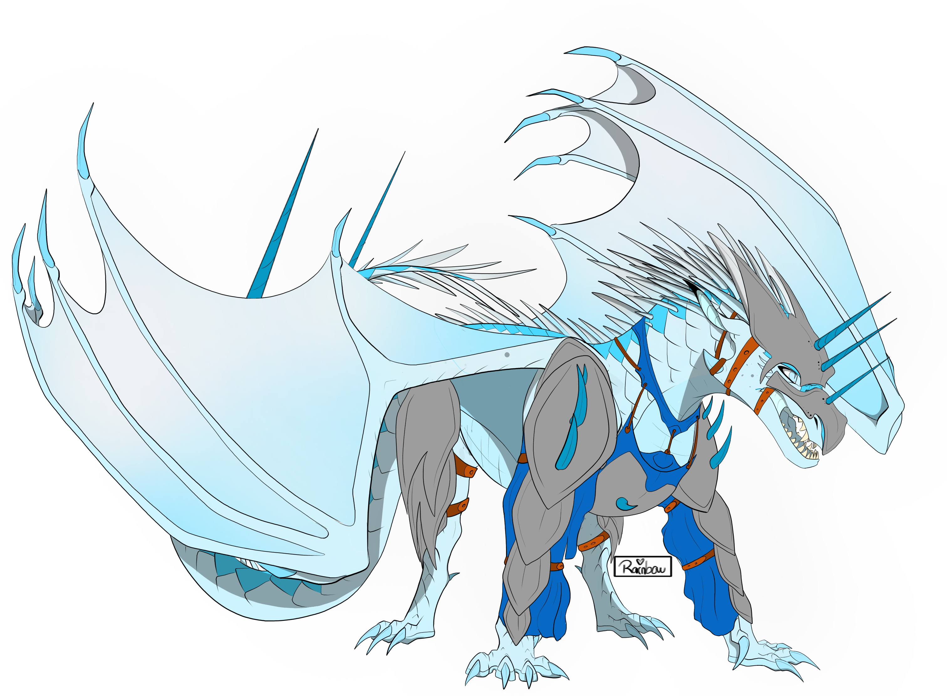 Icewing Rariy Rainbow's IceWing (PSD Version) by Skyify on DeviantArt