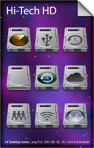Hi-Tech HD OSX Icons by GianlucaDivisi on DeviantArt