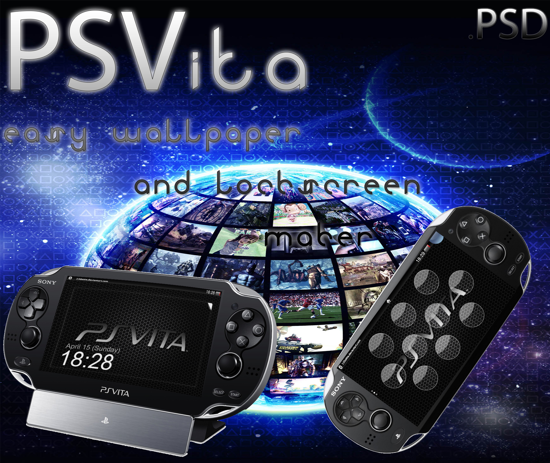 PSVita easy wallpaper and lockscreen maker by 13DaNte on DeviantArt PSVita easy wallpaper and lockscreen maker by 13DaNte on DeviantArt