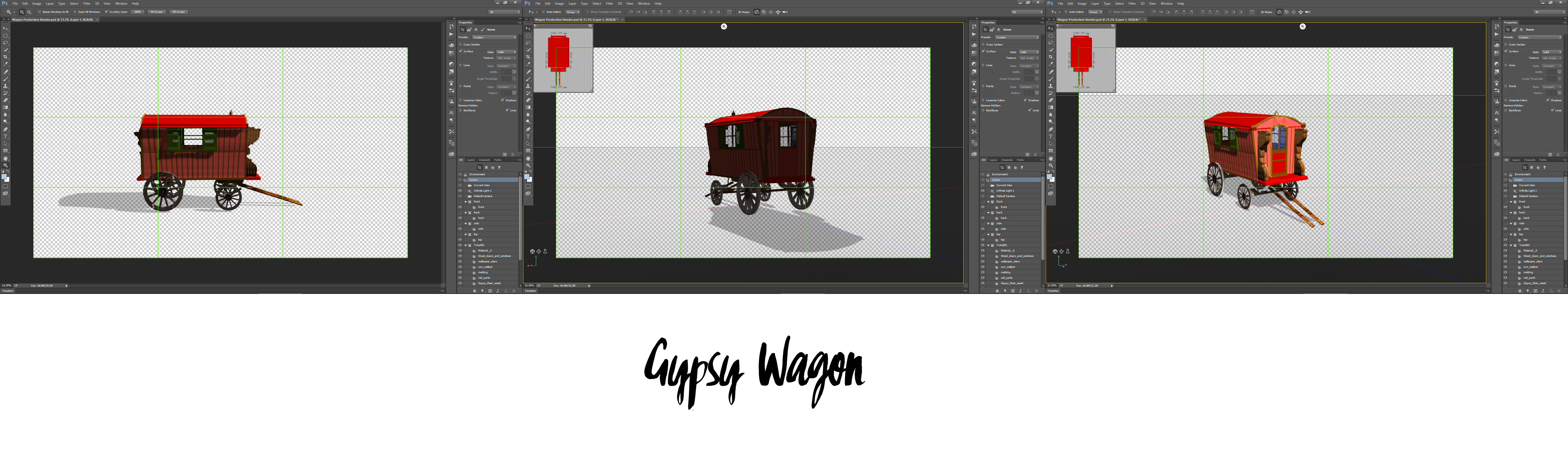 Gypsy Wagon 3D