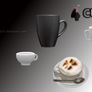 Coffe tea cup set PSD