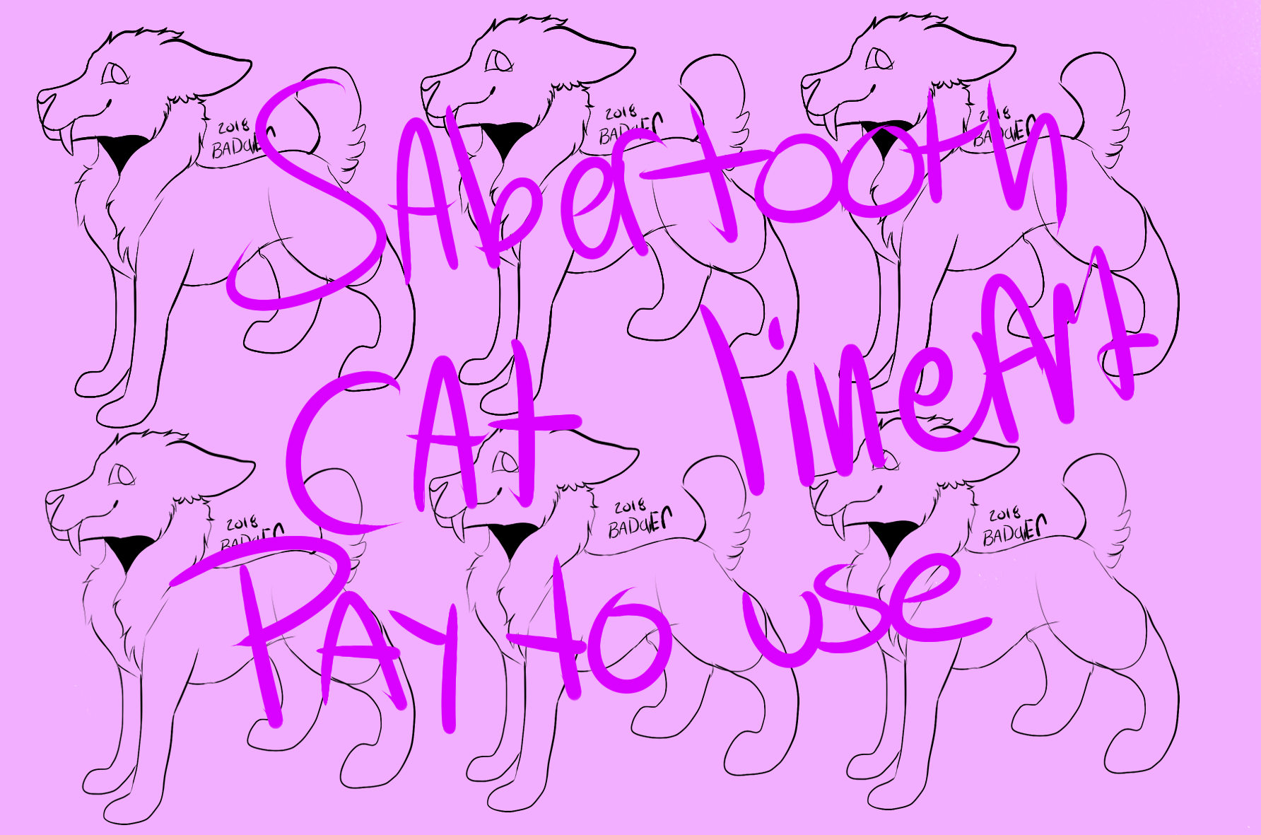 Sabertooth Cat by Badqerz on DeviantArt