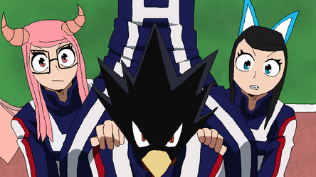 Tokoyami With Friends On Tokoyami Fumikage Fc Deviantart