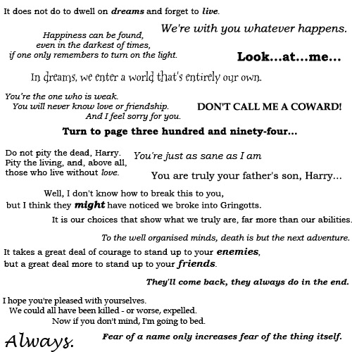 Harry Potter Quotes