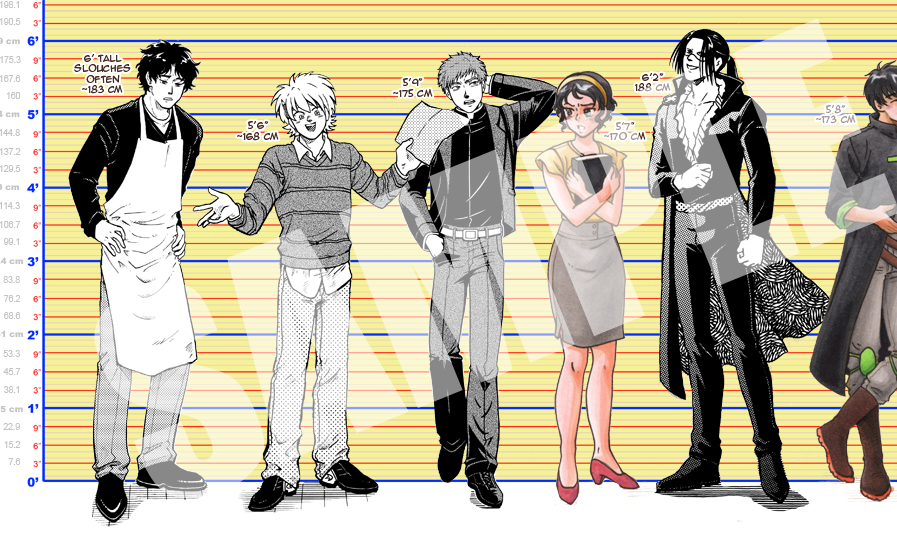 Height difference. Рост человека арт. Height characters. Character height Chart. Height Comparison characters.