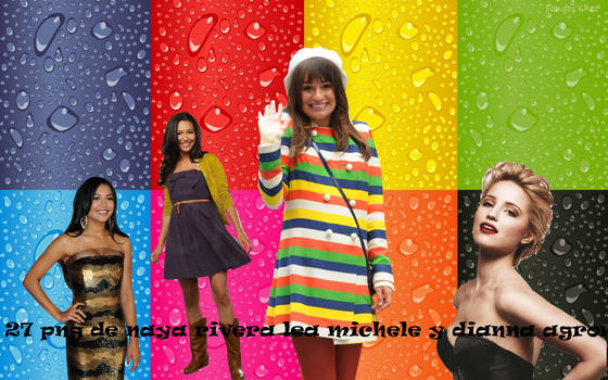 27 Png De Naya Rivera Lea Michele Y Dianna Agron