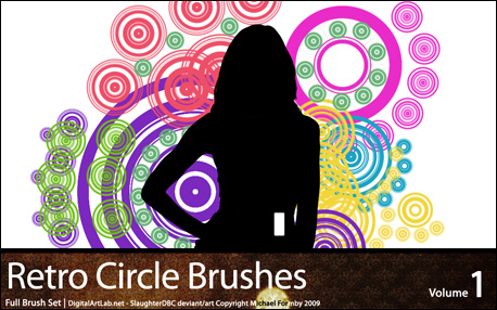 Retro Circles Brushes