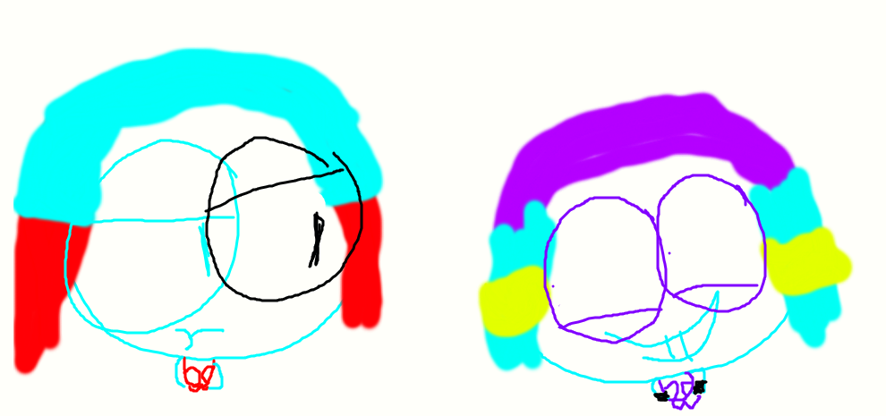my two OC's as humans by Jaydenwolf07 on DeviantArt