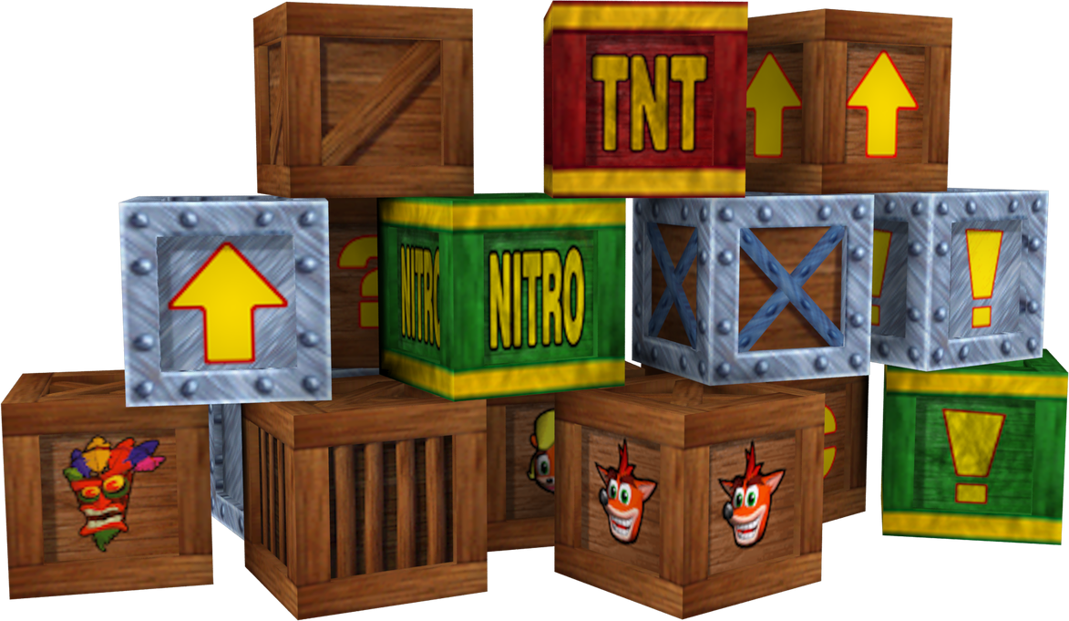 Crates (Crash The Wrath of Cotex) Model by CRASHARKI on DeviantArt