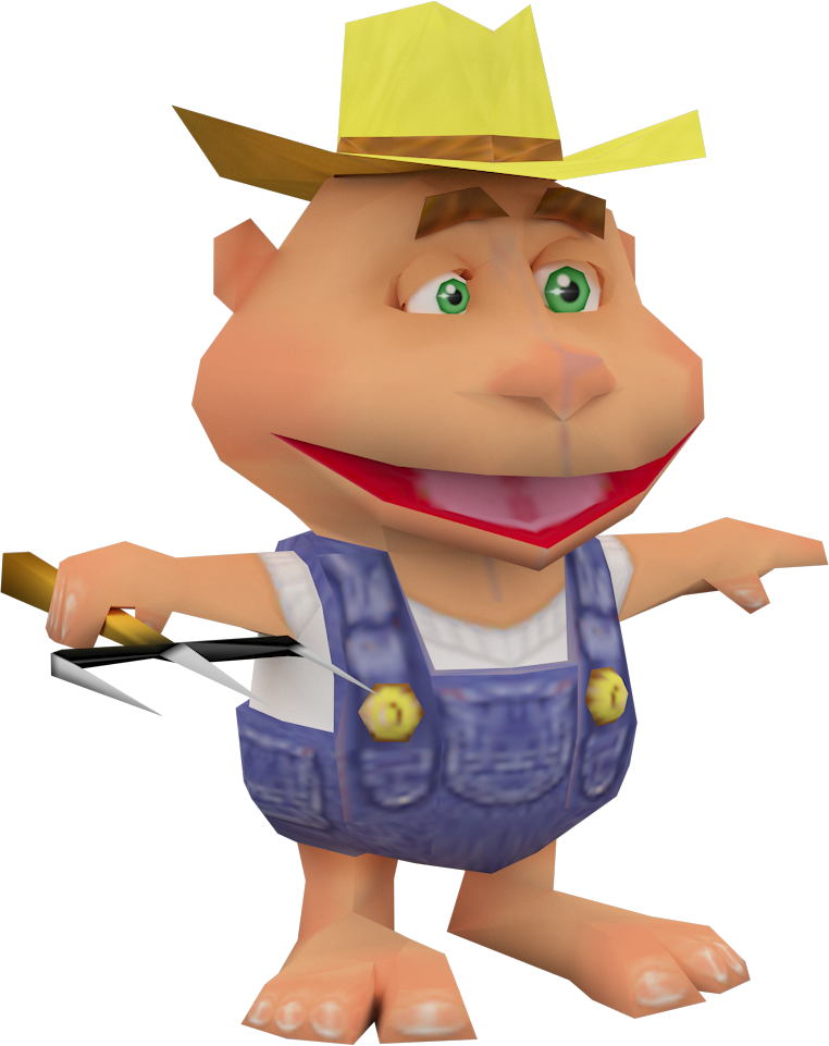 Farmer (Spyro Enter the Dragonfly) Model by CRASHARKI on DeviantArt