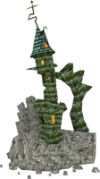 Castle Ruins (Crash Nitro Kart) Model