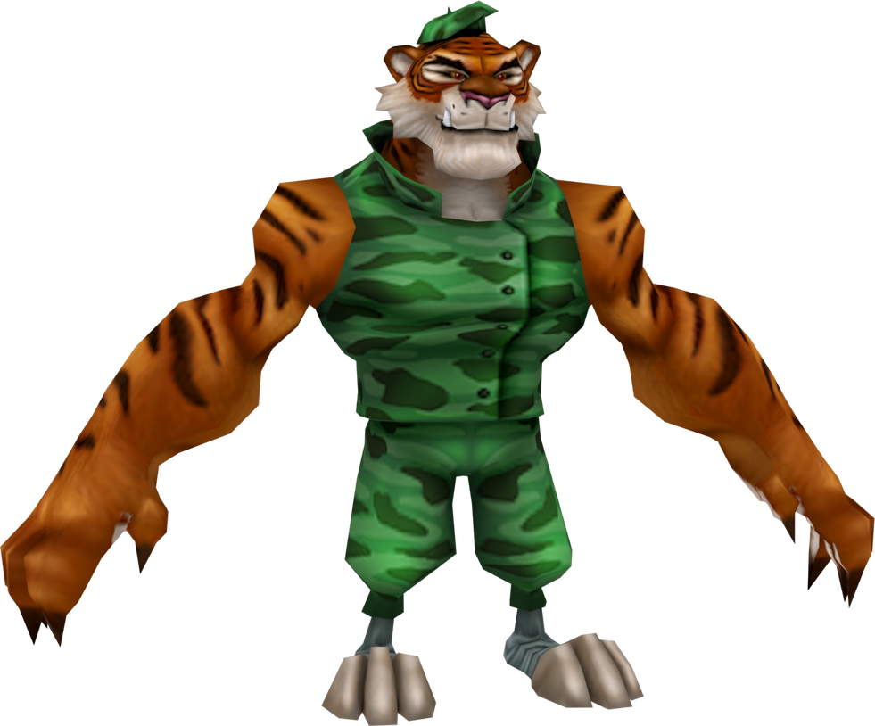 Tiny Tiger (Crash of the Titans) Model by CRASHARKI on DeviantArt