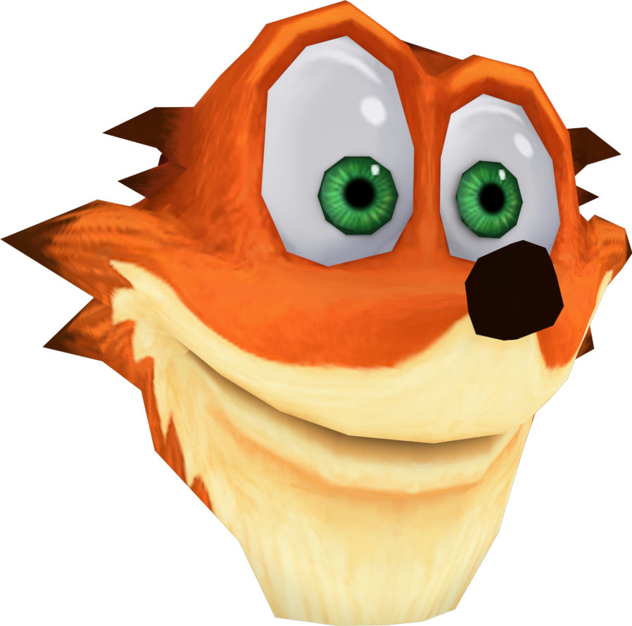 Crash Head for Suits (Crash of the Titans) Model by CRASHARKI on DeviantArt