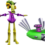 Nitros Oxide (Crash Twinsanity) T-Posed Model