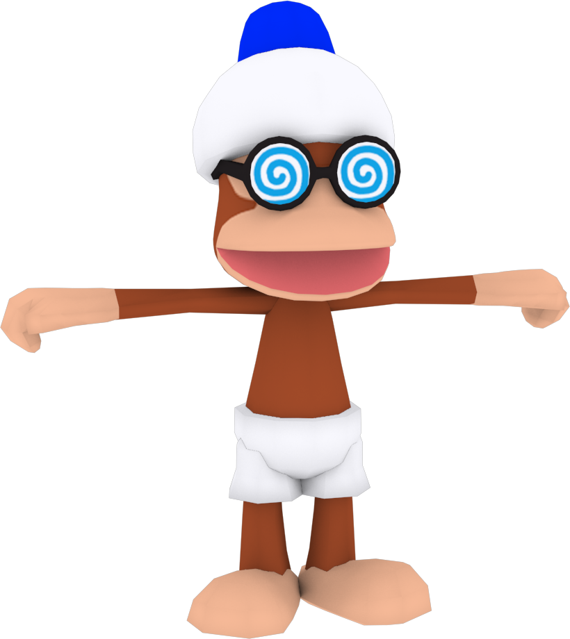 White Monkey (Ape Academy) Model