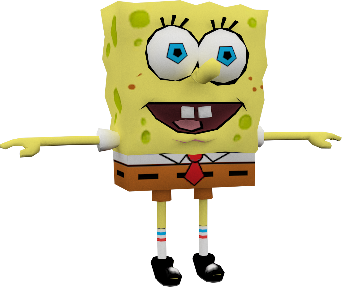 SpongeBob (Attack of the Toybots) Model by CRASHARKI on DeviantArt