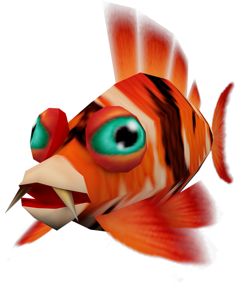 Orange Fish (Crash The Wrath of Cortex) Model by CRASHARKI on DeviantArt