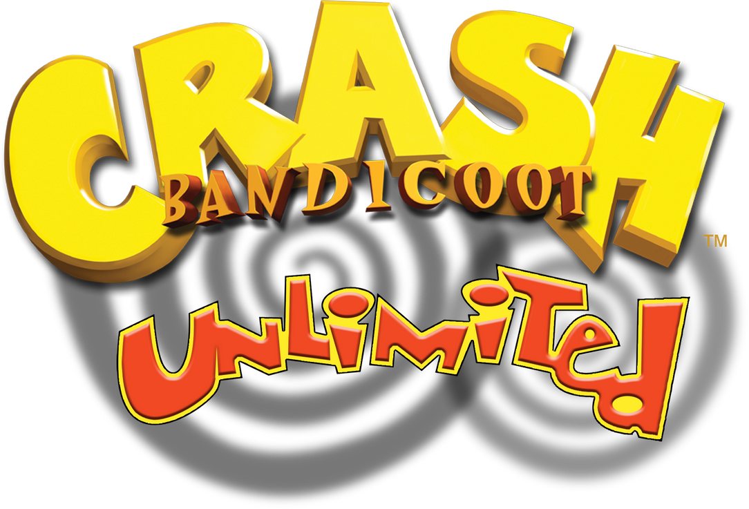 Crash Bandicoot Unlimited Logo HD (Personal Edit) by CRASHARKI on