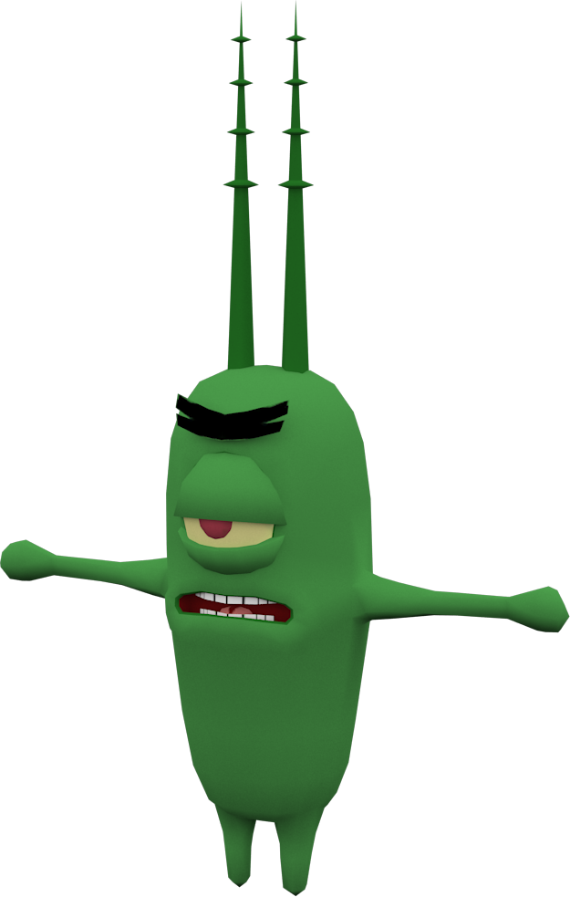 Plankton (Nicktoons Unite) Model by CRASHARKI on DeviantArt
