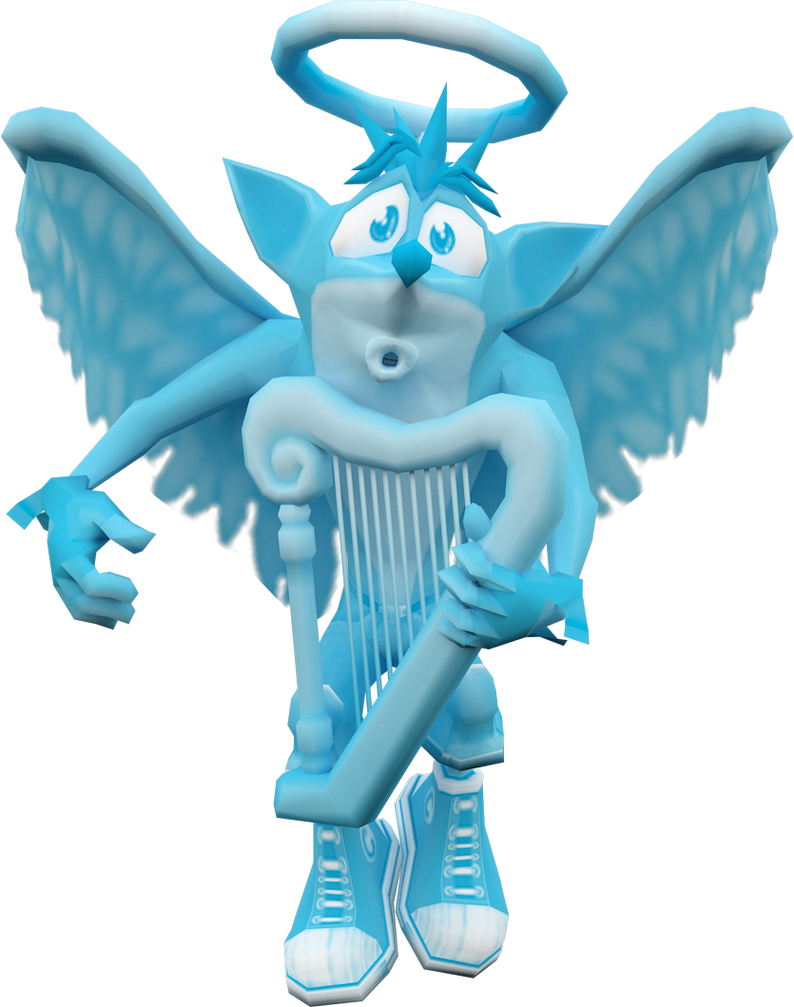 Crash Bandicoot Angel (Crash Twinsanity) Model by CRASHARKI on DeviantArt