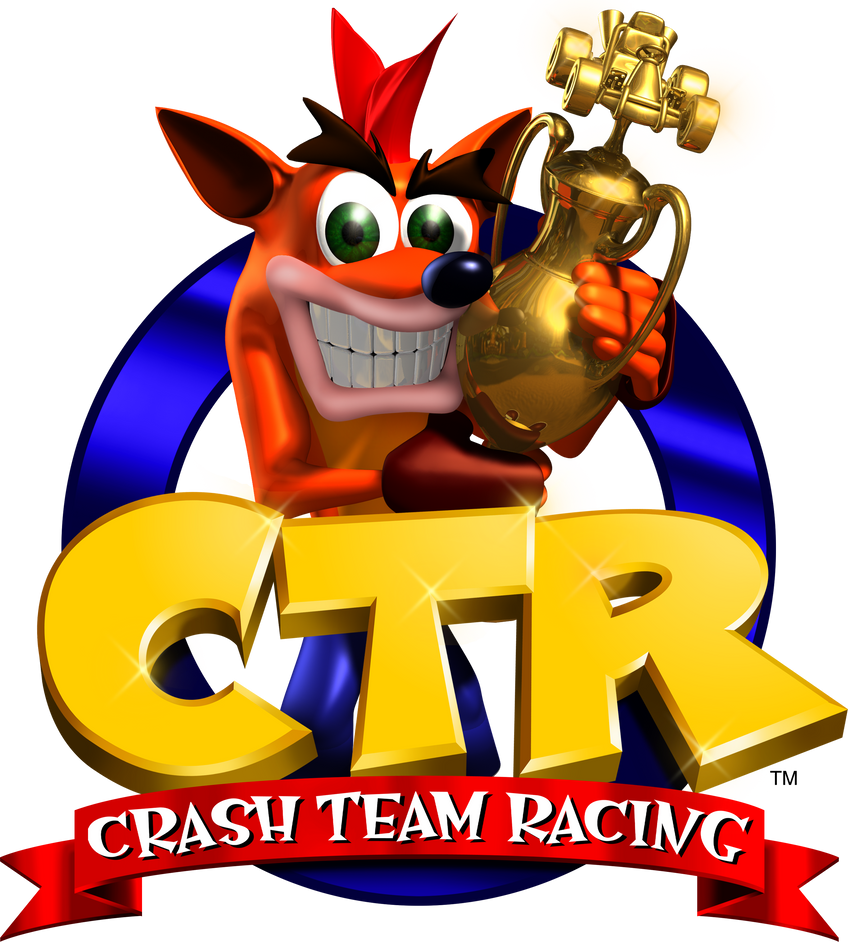 CTR Crash Team Racing (1999) Logo HD by CRASHARKI on DeviantArt
