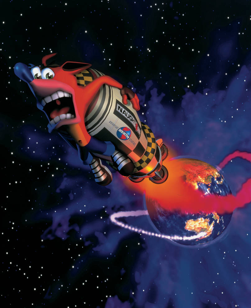 Crash Rocket Launch Crash Bandicoot (1996) by CRASHARKI on DeviantArt